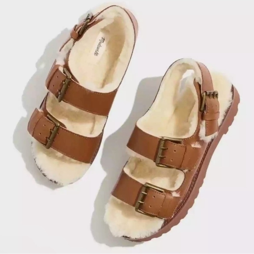 Madewell Shearling Sandals